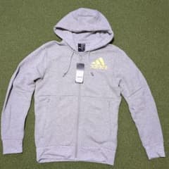 adidas グレー フルジップパーカーのサムネイル