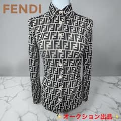 フェンディ ジーンズ FENDI JEANS ズッカ柄 長袖 シャツ サイズ42