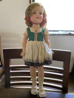 シャーリーテンプルハイジ人形アンティーク 1960年代 スリープアイ 