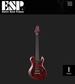 ESP Die 7弦ギター See Thru Dark Red - メルカリ