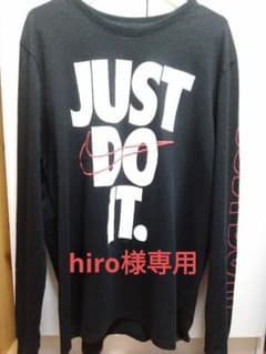 値下げ　NIKE ナイキ ロンT Tシャツ　黒のサムネイル
