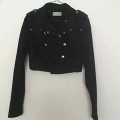 最終値下げ！美品 ショート丈モード黒ジャケット ZARA GAP H&Mのサムネイル