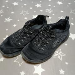 SKECHERS レディース スニーカー ブラックのサムネイル