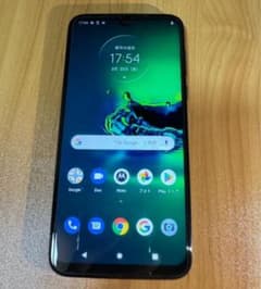 中古品 moto g8 plus コズミックブルー 64GBのサムネイル