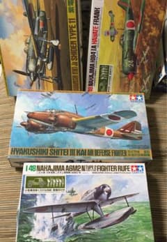 1/48タミヤ日本軍機4機セットのサムネイル
