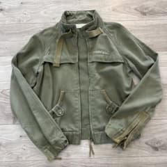 TOMMY GIRL ミリタリージャケット カーキ Mサイズのサムネイル