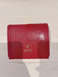 MARY QUANT レザー 三つ折り財布 レッドのサムネイル