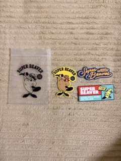 【公式グッズ】SUPER BEAVER ステッカー 3種＆ジップバッグ セット