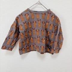 futafuta 犬長袖Tシャツ カットソー韓国90のサムネイル