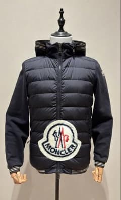 鑑定済み】ユニセックス モンクレール MONCLER ダウン切替パーカー 