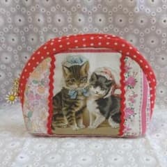 ハンドメイド ♡ミニポーチ～猫ちゃんのミニポーチ～のサムネイル