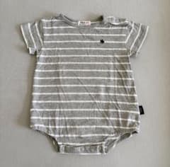 POLO Baby ボーダー ロンパース グレー 80cmのサムネイル