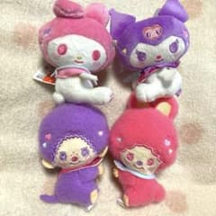 モンチッチ×マイメロディ・クロミ おすわりぎゅっとマスコット 全4種コンプセット