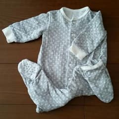 にこまま様専用☆コンビミニ　60～70　足つきカバーオールのサムネイル