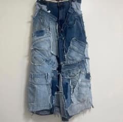 Levi's パッチワーク　デニムパンツ　再構築のサムネイル
