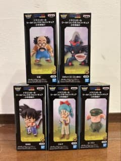 ドラゴンボール ワールドコレクタブルフィギュア-少年期編2- 5種コンプ