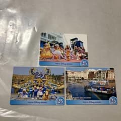 東京ディズニーリゾート 25周年 コレクションカード 3枚セット - メルカリ