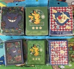 ポケモンカード デッキシールド デッキケース ピカチュウ ゲンガー 6個
