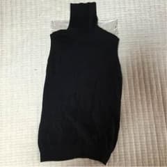 ニットのノースリーブ黒です。のサムネイル