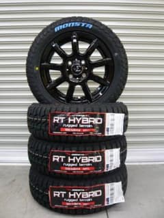 送料込☆シグマ+モンスタRT☆155/65R14☆エブリーキャリーハイゼット 送料込☆シグマ+モンスタRT☆155/65R14☆エブリーキャリーハイゼット