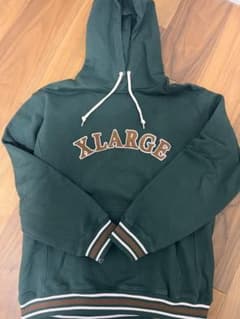 XLARGE パーカー グリーン 刺繍ロゴのサムネイル