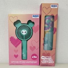 TWICE LOVELYSハンディファン ラバーマット セット ミナgigo限定