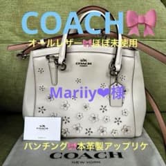 パンチング COACH コーチ ショルダーバッグ トートバッグ バイカラー