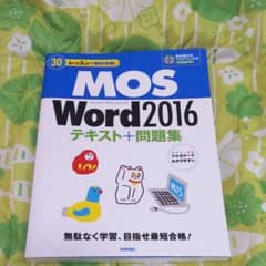 30レッスンで絶対合格! MOS Word 2016 テキスト+問題集のサムネイル
