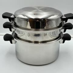 ◆超メルカリ市◆sale○アムウェイ　クイーンクック6リットルシチューパンセット 美品】アムウェイ クィーン クック 6L シチューパン セット IH対応