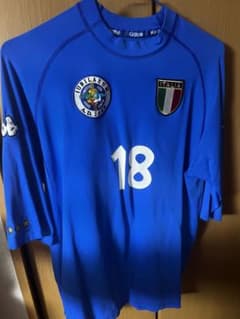 希少00年イタリア代表ミレニアムイタリア聖年記念試合ユニフォーム　バッジョ#18 希少00年イタリア代表ミレニアムイタリア聖年記念試合ユニフォーム