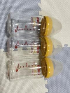 ピジョン 母乳実感 ガラス哺乳瓶 160ml×3のサムネイル