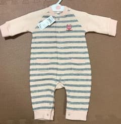 ロンパース  70 裏起毛 新品タグ付きのサムネイル