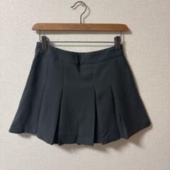 プリーツミニスカート ブラック Sサイズ