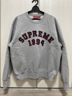 Supreme Plaid Arc Crewneck グレー Mサイズ - メルカリ