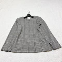 美品⭐︎【a.v.v】チェックブラウス (S) 千鳥格子 フレア 通勤 きれいめのサムネイル