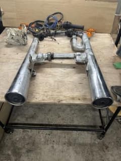 YAMAHA xs750 4G1-14711 マフラー本体 YAMAHA xs750 4G1-14711 マフラー本体 - メルカリ