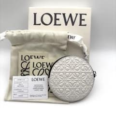 極美品✨LOEWEロエベクッキーアナグラムコインケース 小銭入れ 白 付属
