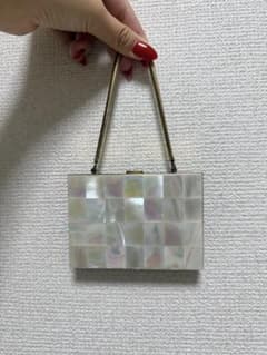 1950s ヴィンテージ マザーオブパール パーティーバッグコンパクトのサムネイル