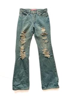 04年製 初期JUNYA WATANABE MAN PINK ダメージデニム M - メルカリ