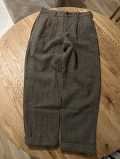 コムデギャルソンオムプリュス 98AW 2タックウール縮絨パンツM - メルカリ