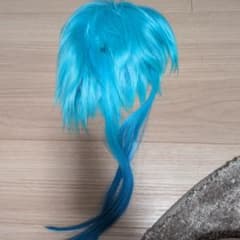 コスプレ用ウィッグ ブルー ロングのサムネイル