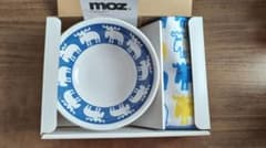 新品　moz スウェーデンカラーボウル&ふきんギフトのサムネイル