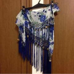 値下げ★ ベリーダンス 花柄ヒップスカーフ ★のサムネイル