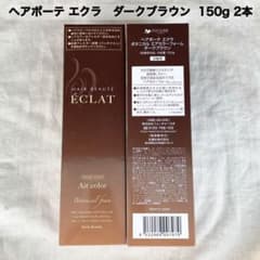 ヘアボーテエクラ　ダークブラウン150g　×　2本セット Amazon | ヘアボーテエクラ ボタニカルエアカラーフォームEX