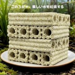 自社製角棒ろ材 埼玉県内5年販売続け 多孔質セラミック製水槽池用濾過材300本 自社製角棒ろ材 埼玉県内5年販売続け 多孔質セラミック製水槽池用濾過