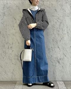 専用】トゥモローランド・ドットジャカードブルゾン - メルカリ