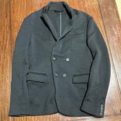 MAN GAS ブラック ダブルブレストジャケットのサムネイル