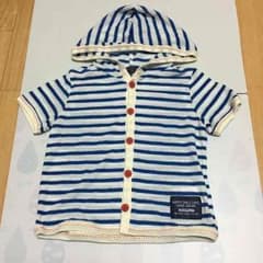 お値下げ☆フード付きボーダートップス☆のサムネイル