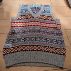 Jamieson's フェアアイル柄 ニットベストのサムネイル