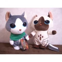 ☆몬스터 헌터 아이루 & 멜라루 토코토코 봉제인형 전 2종☆라스트